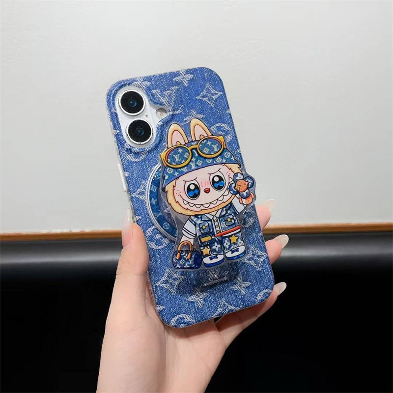 ルイヴィトン ラブブiPhone17 16 15 14 air プロマックス 携帯ケース