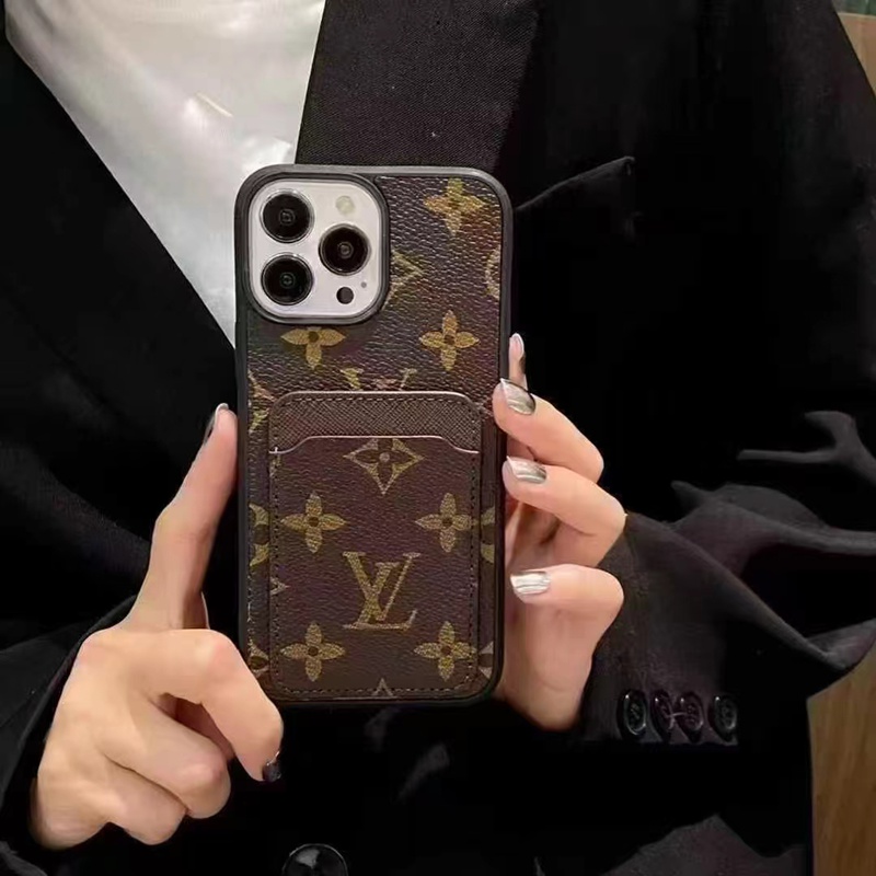 ルイヴィトン グッチ  Iphone16 15 14 13 17携帯ケース Lv  Gucci アイホン17 16 14 15 pro Max ケースカバー 上品 背面カード収納 男女兼用 