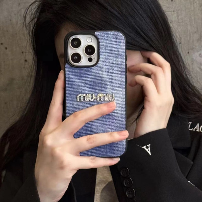 超スタイリッシュMiuMiu ミュウミュウ アイホン17 15 16 pro max携帯ケース 大人気 男女兼用 