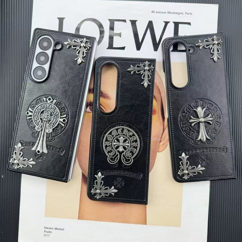 Galaxy Z Flip/Fold 7即納 galaxy z flip7 6 5g ケース Chrome Hearts クロムハーツ