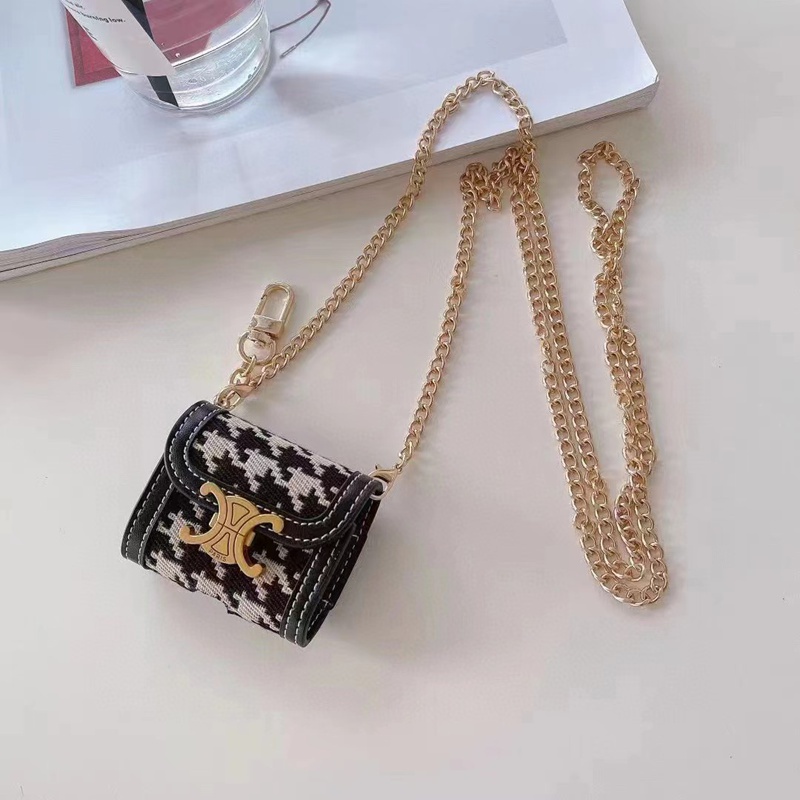 セリーヌ CELINE ブランドAirpods4 Pro2 3ケースAirpods pro 3 4 ギャラクシーバッズ3プロ buds 2 Galaxy Buds Liveケース 斜め掛け