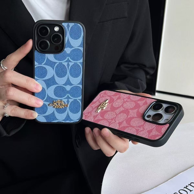 コーチ Coach メンズレディース IPhone17 16 14 15 アイフォン15 16 pro maxケース 男女兼用