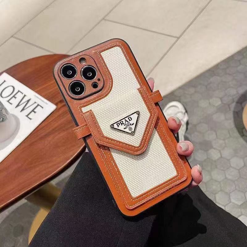 超スタイリッシュプラダ Prada アイホン17 15 16 pro max携帯ケース 大人気 プラダ Prada iPhone air 15 17 16  plus ケース 革製 背面カード収納 斜め掛け 男女兼用