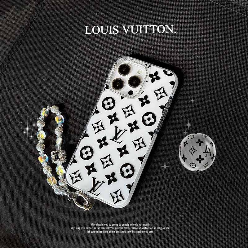 ルイヴィトン louis vuitton シャネル Chanel iPhone air 15 17 16  plus ケース ストラップ付き レディース