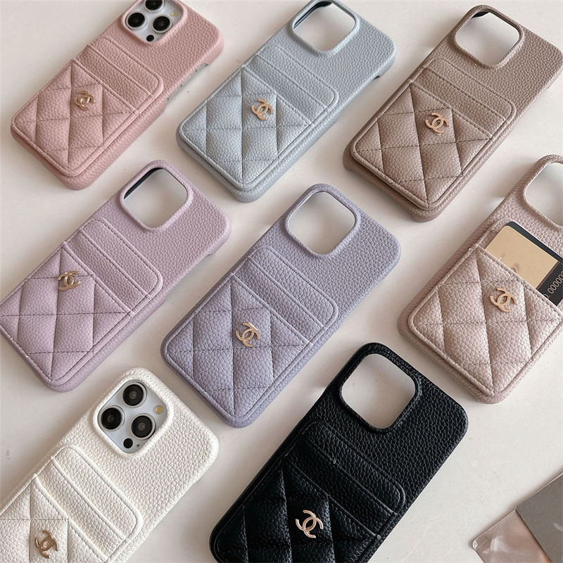  シャネル Chanel  IPhone air 17 16 14 Pro IPhone16 15 IPhone SE 第3世代 IPhone8 IPhone7 スマホケース革製 カード収納  