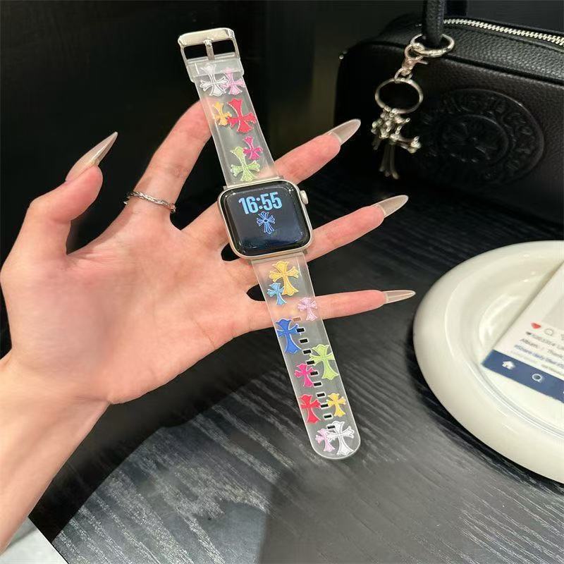 apple Watch 11 10 9 8 7 バンド Chrome Hearts クロムハーツ41mm 40mm 44mm 45mm 49mm交換ベルト
