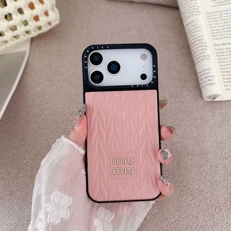 ミュウミュウ iPhone17 16 15 14 air プロマックス 携帯ケース