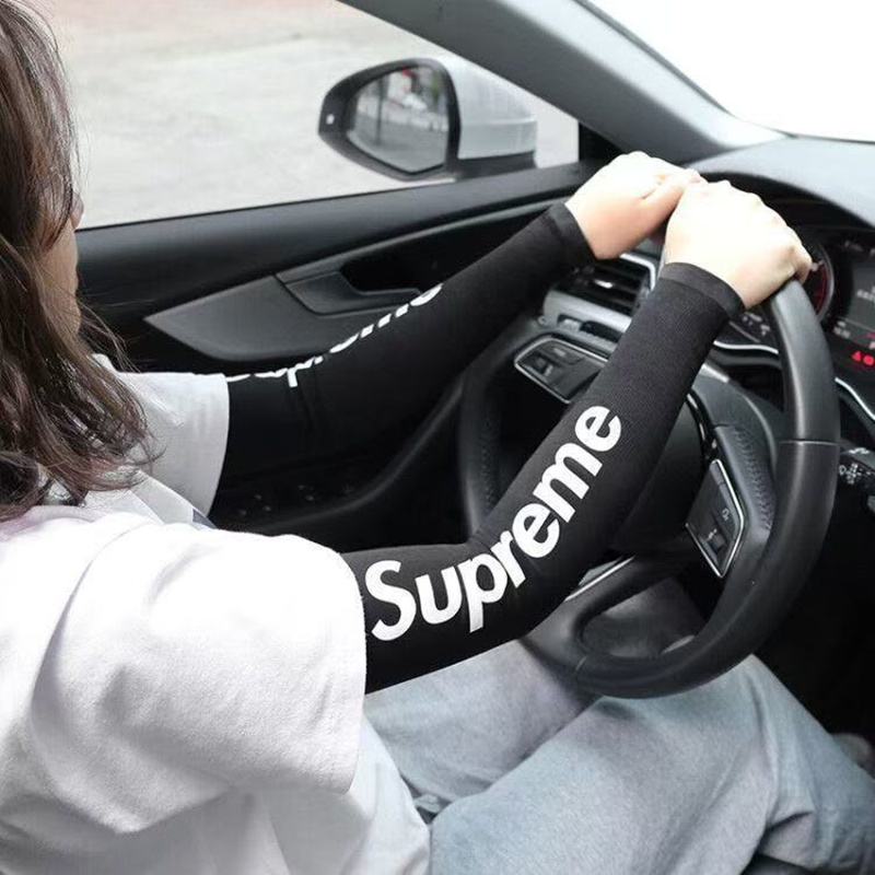 キッズ・大人用 スープリーム風 supremeアームカバー ファッション＆実用