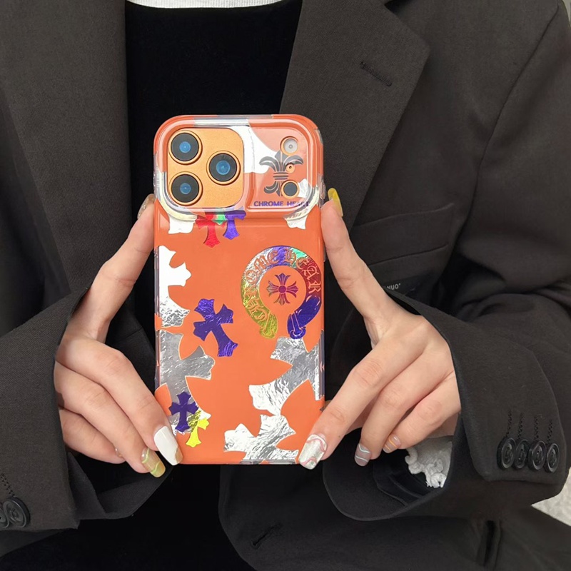 クロムハーツ  IPhone17 16 14 15 アイフォン15 16 pro maxケース