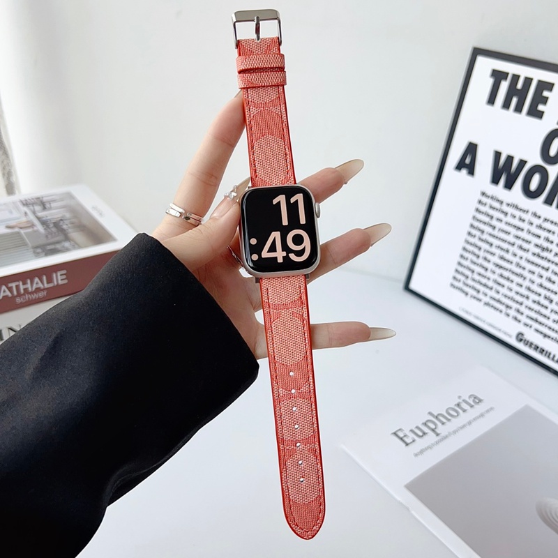 コーチ 46mm/45mm/44mm/42mm/40mm適用 交換ベルト galaxy/appleなどウォッチ対応