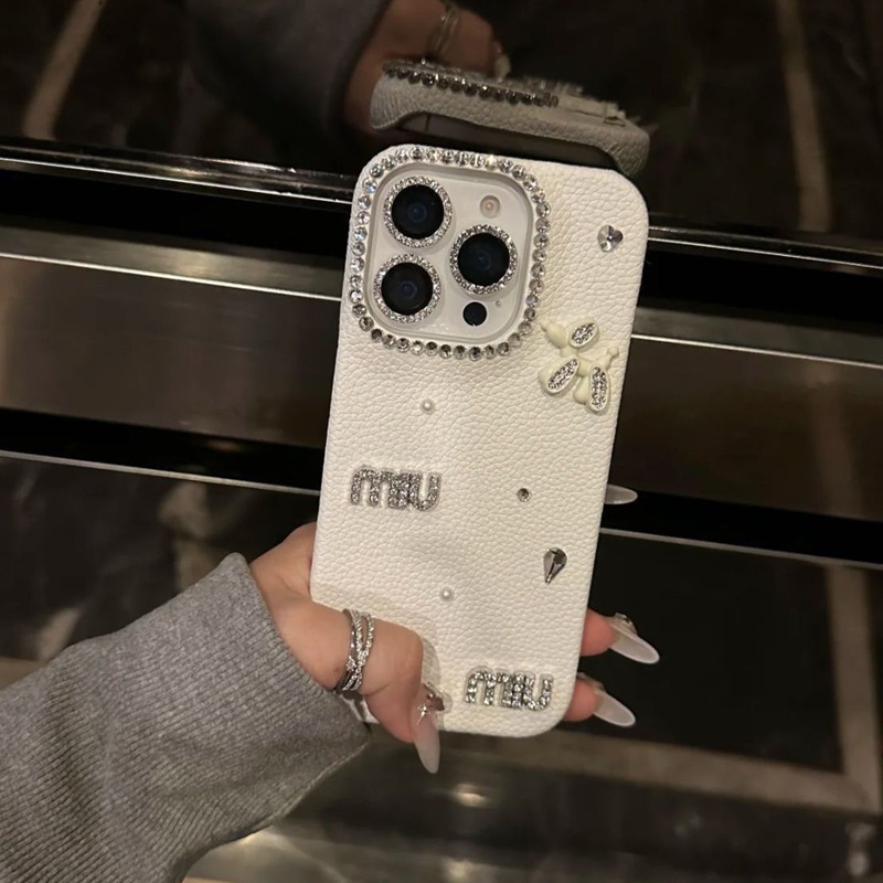 MiuMiu ミュウミュウ iPhone17 16 15 pro maxケース 豪華