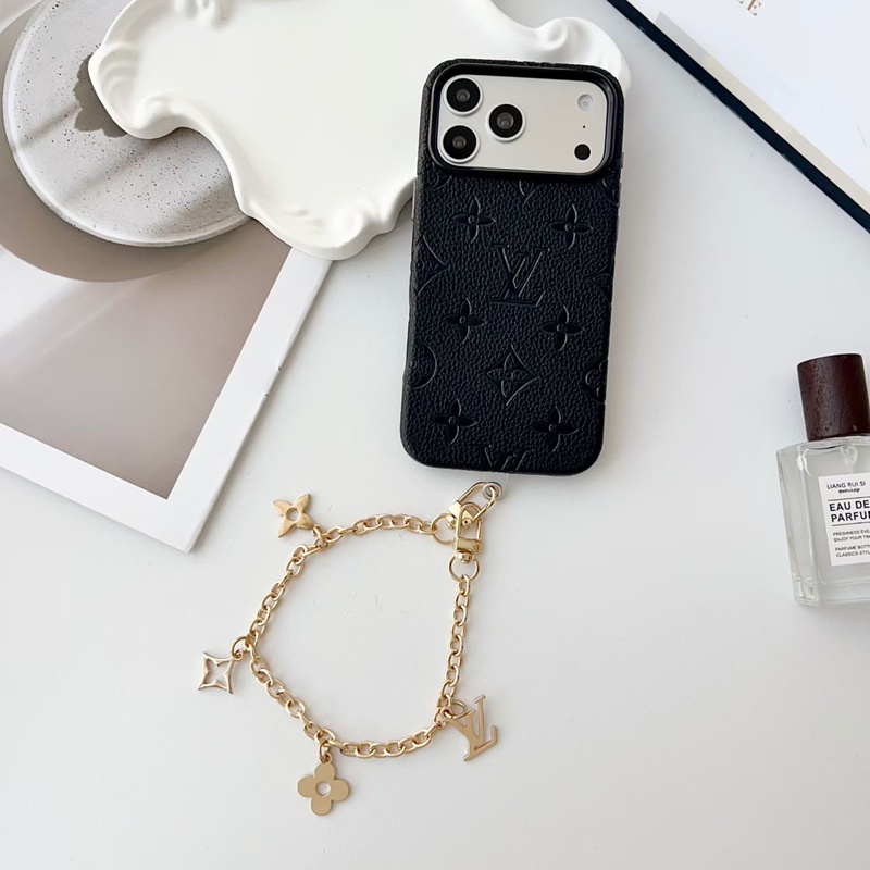 ルイヴィトン iPhone17 16 15 pro maxケース 豪華ショルダーストラップ付き 