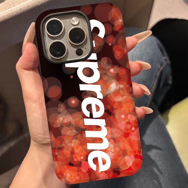 Supreme アイフォン17 15 14 Plus 13 12 Pro Max 11 Pro XR XS スマホケース