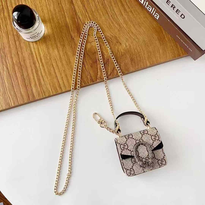 Gucci エアーポッズpro2 3 4ケースジャケット 斜め掛け