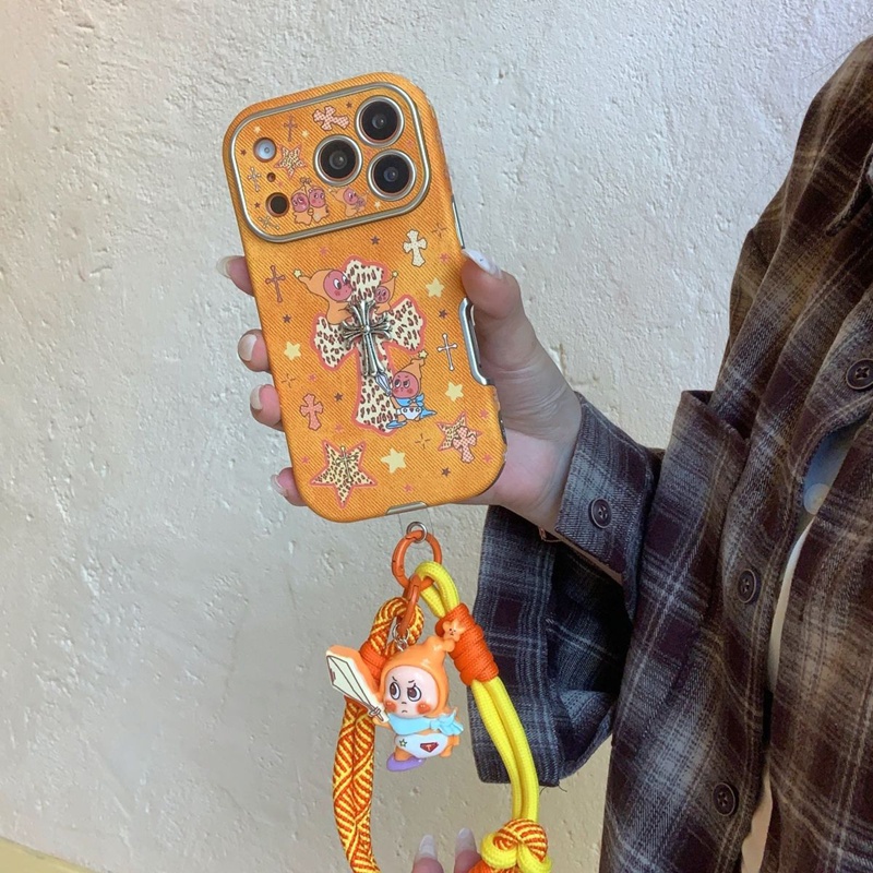 クロムハーツ アイフォン17 15 16 proカバー ストラップ付き