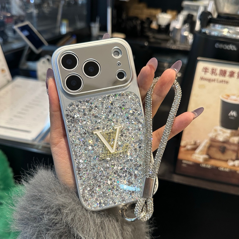 ルイヴィトン louis vuitton IPhone17 air 14 15 16 pro maxケース ストラップ付き レディース