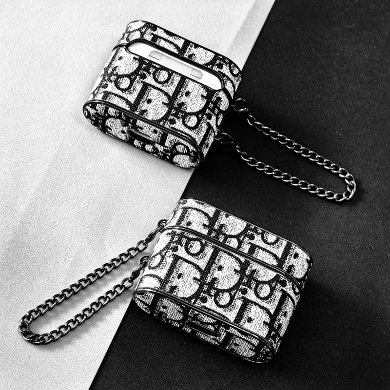 ディオール airpods 4 3 2 pro2 3ケース ブランドカラビナ付き便利ストラップ付き