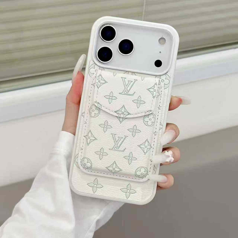 ルイヴィトン iPhone air 17 16 15 plus ケースカードポケット付き