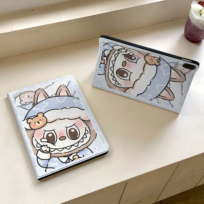LABUBU ラブブ アイパッド プロ air8 7 6 5 4 3 2ケース 全面保護限定版 ビジネス風 ipad全機種対応 