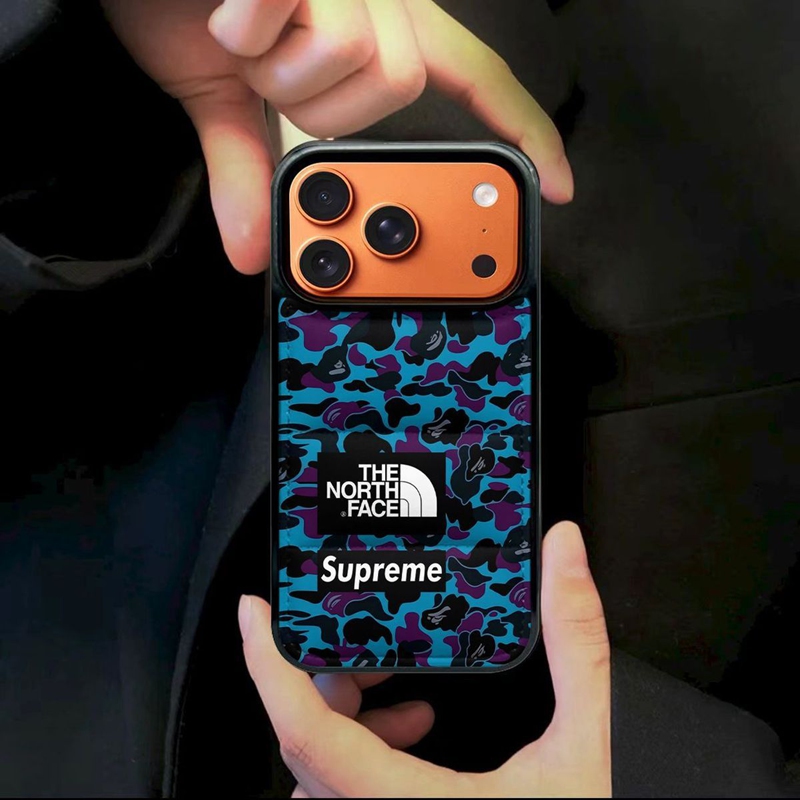 シュプリーム ザノースフェイス iphone 17 15 pro/16 pro max携帯ケース