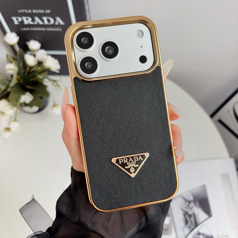 プラダ Prada Iphone air 17e 16 15 12 13 Pro Max 14 ブランドプラダ PradaスマホケースIphone18 17 16 15 ケース 人気付き個性潮