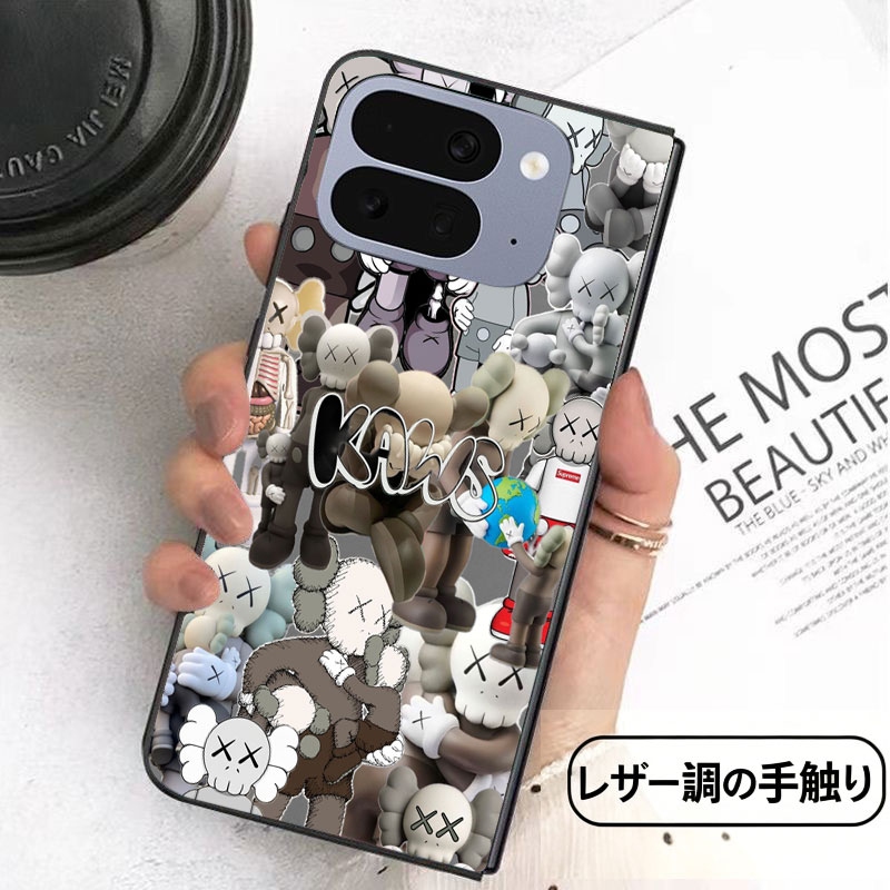 カウズGalaxy Z Fold8 7 6 5 4 3カバーアイフォンultra ピクセルpro11 foldケース