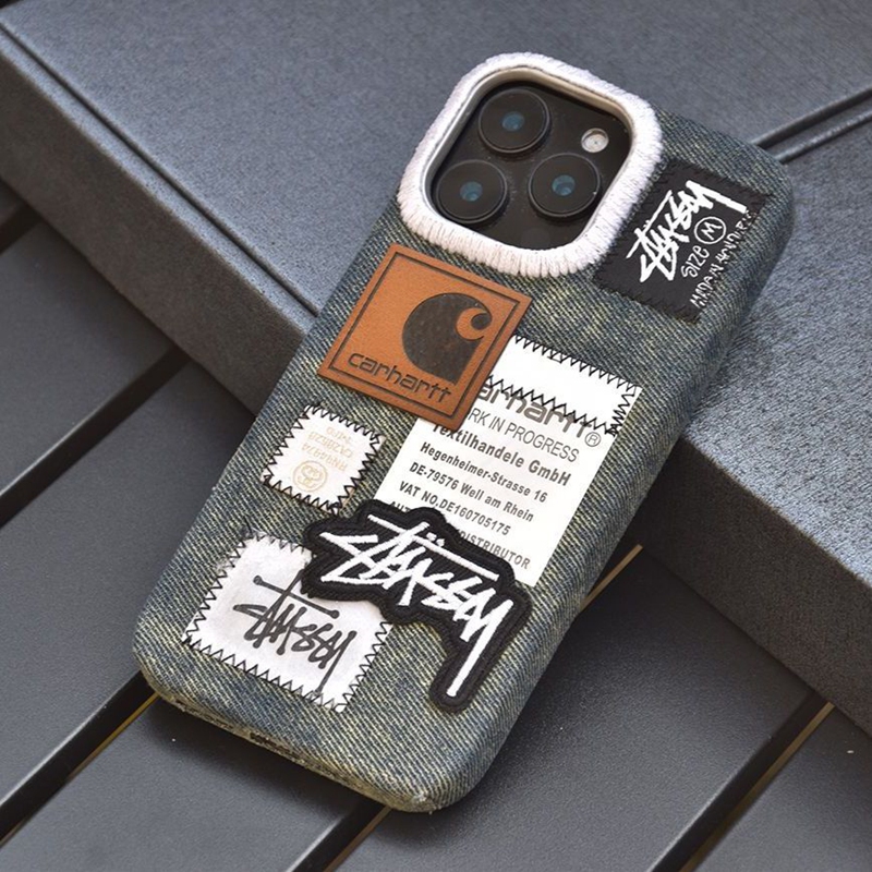 Stussy アイフォン18 17 16 15 プロ保護ケース