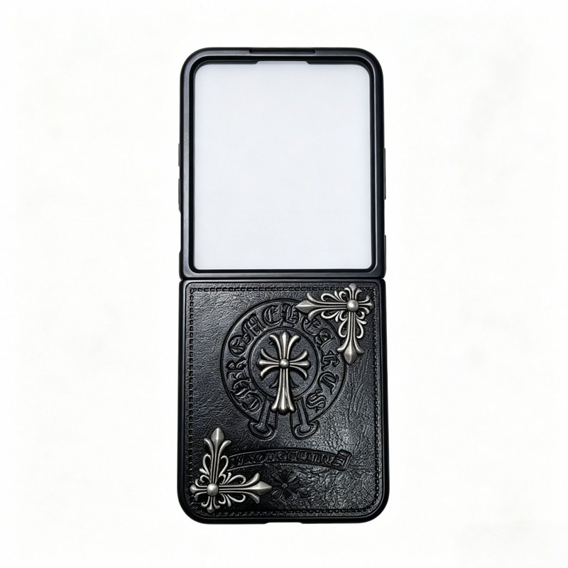 Chrome Hearts  galaxy z flip8 7 6 5g ケース送料無料ケース