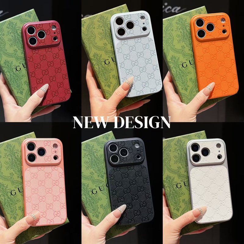 グッチ GUCCI モノグラム型押し レザー調 スマホケース 商品画像 7