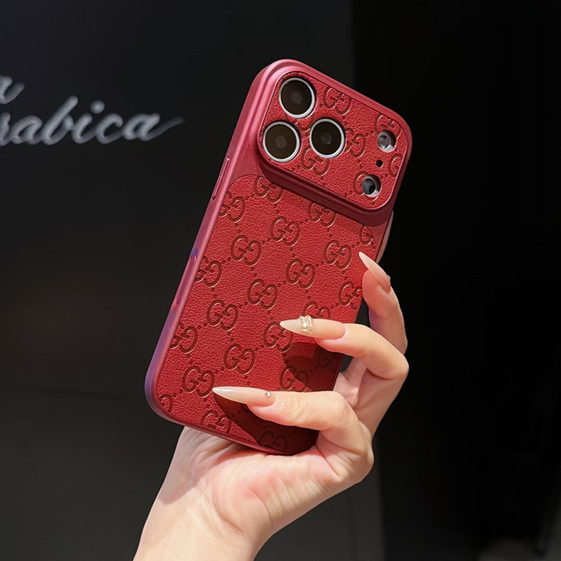 グッチ GUCCI モノグラム型押し レザー調 スマホケース 商品画像 8