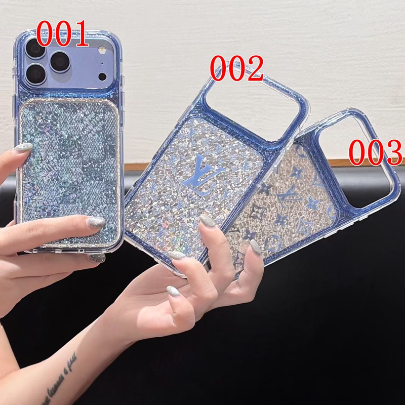 ルイヴィトン LOUIS VUITTON ラメ入り モノグラム スマホケース カラーラインナップ