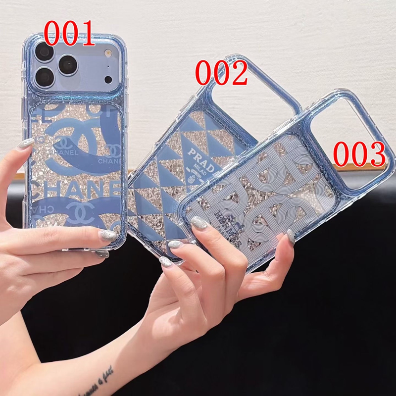 バーバリー BURBERRY クリスタル調 チェーンモチーフ スマホケース カラーラインナップ