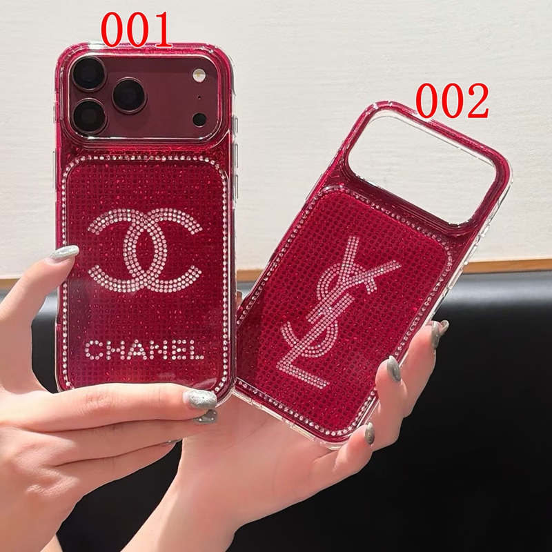 シャネル CHANEL ラインストーン ロゴモチーフ スマホケース カラーラインナップ